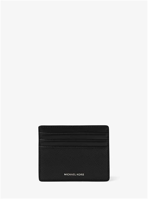 Harrison Crossgrain Leather Tall Card Case 